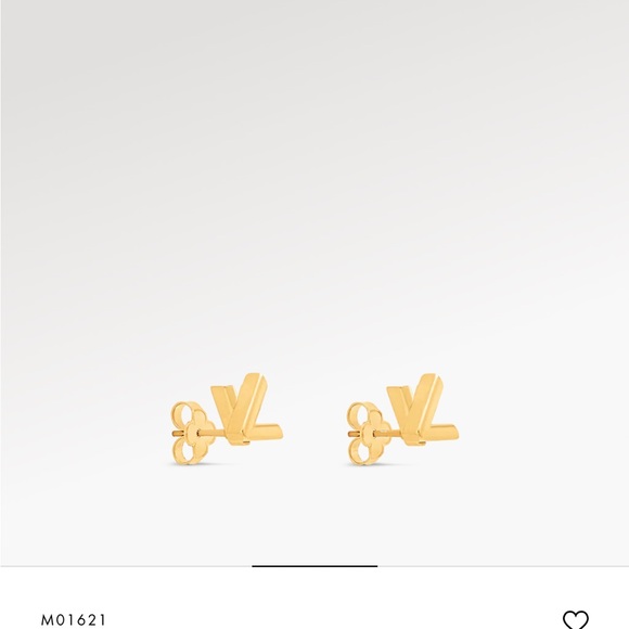 Louis Vuitton gold earrings authentic - Picture 3 of 5